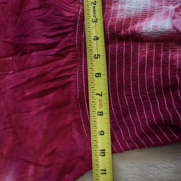 Girls Pink  Long Sleeve Dress Size Small Tie dyed Lightweight Stretch - Picture 2 of 7